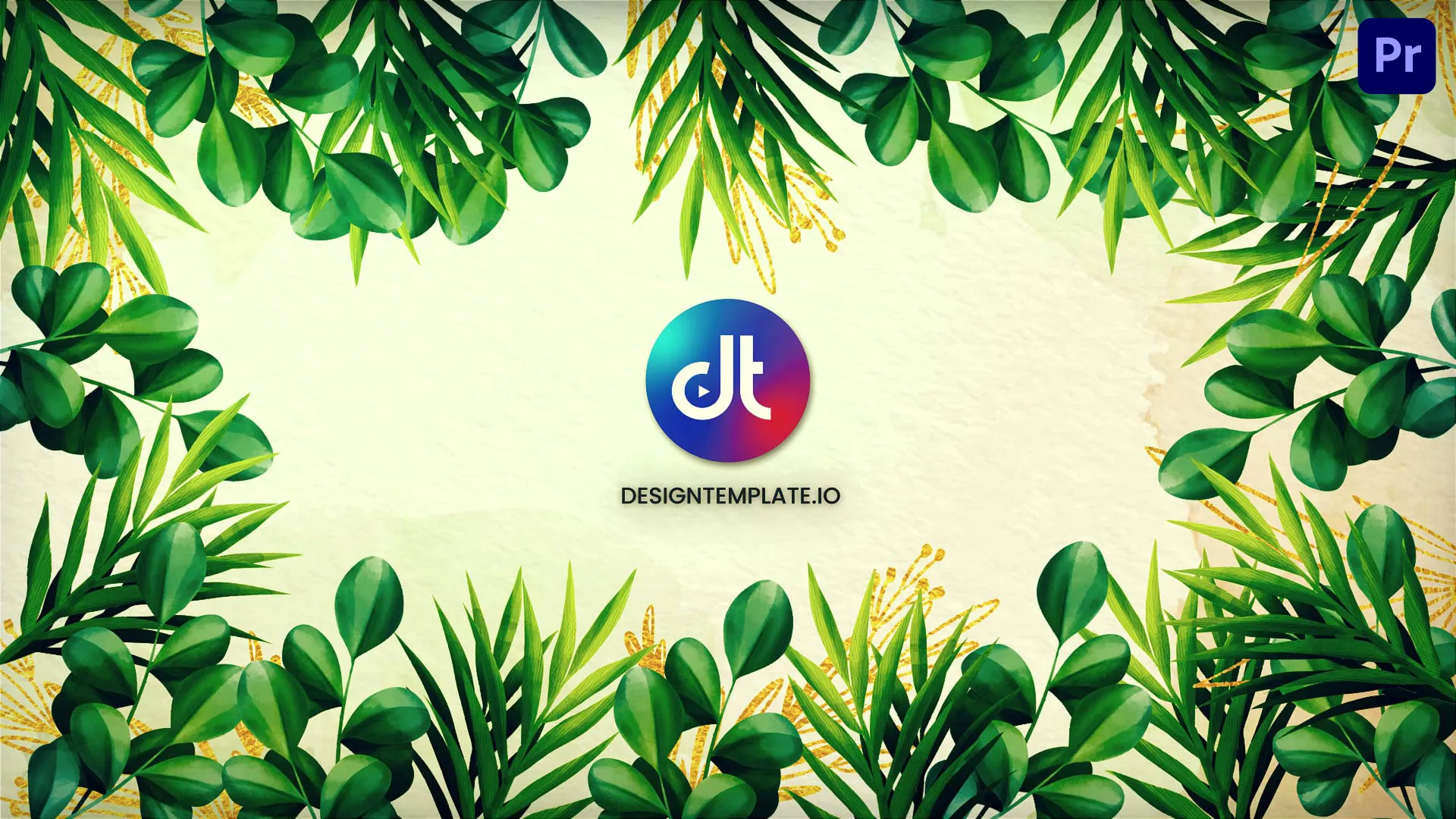 Tropical Green Paradise Brandmark Animation